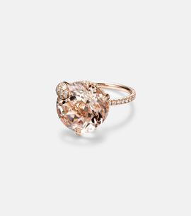 Bucherer Fine Jewellery Bucherer Fine Jewellery Peekaboo 18kt rose gold ring with morganite and diamonds