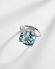 Bucherer Fine Jewellery Bucherer Fine Jewellery Peekaboo 18kt white gold ring with aquamarine and diamonds - 5