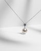 Bucherer Fine Jewellery Bucherer Fine Jewellery Romance 18kt white gold necklace with sapphires and gemstones - 5