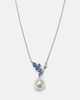 Bucherer Fine Jewellery Bucherer Fine Jewellery Romance 18kt white gold necklace with sapphires, diamonds, and pearl - 4
