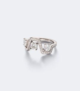 Bucherer Fine Jewellery Bucherer Fine Jewellery Skyline 18kt white gold ring with diamonds