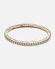 Bucherer Fine Jewellery Bucherer Fine Jewellery Stretchy 18kt gold tennis bracelet with diamonds - 1