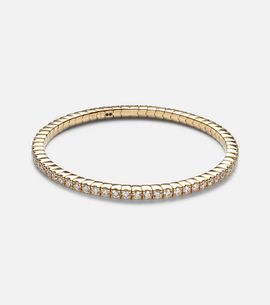 Bucherer Fine Jewellery Bucherer Fine Jewellery Stretchy 18kt gold tennis bracelet with diamonds