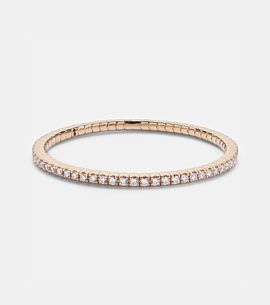 Bucherer Fine Jewellery Bucherer Fine Jewellery Stretchy 18kt rose gold bracelet with diamonds