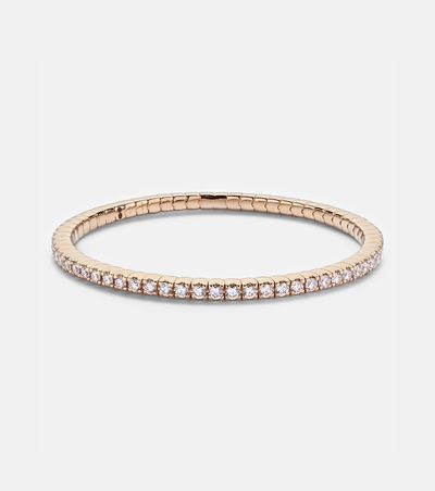 Bucherer Fine Jewellery Bucherer Fine Jewellery Stretchy 18kt rose gold bracelet with diamonds