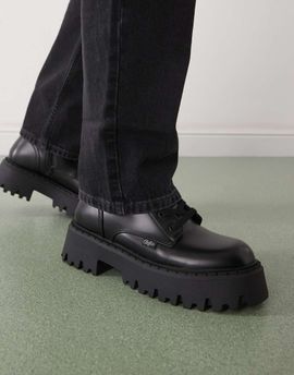 Buffalo Buffalo Asp lace-up boots in black