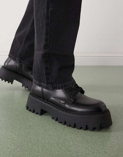 Buffalo Buffalo Asp lace-up boots in black