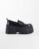 Buffalo Buffalo Gosper platform loafers in black - 1