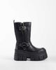 Buffalo Buffalo Gosper platform moto boots in black - 1