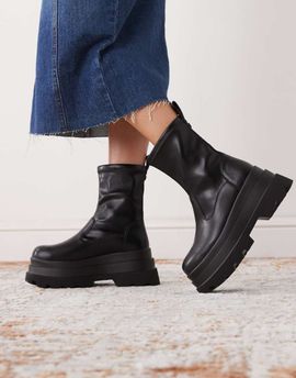 Buffalo Buffalo Jupiter sock boots in black