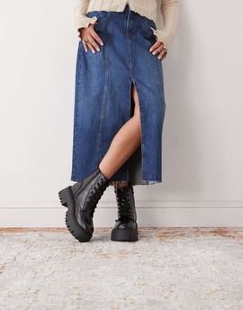 Buffalo Buffalo lace up boot in black