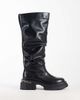 Buffalo Buffalo Vanta pull-on high boots in black - 1