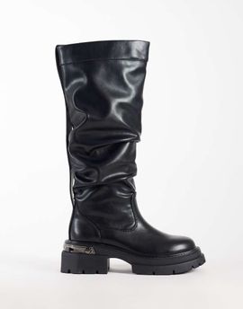 Buffalo Buffalo Vanta pull-on high boots in black