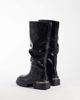 Buffalo Buffalo Vanta pull-on knee high boots in black - 3