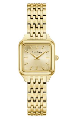 BULOVA BULOVA Classic Sutton Square Bracelet Watch, 23mm