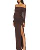 BUMPSUIT BUMPSUIT Off The Shoulder Evening Dress - 1