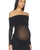 BUMPSUIT BUMPSUIT Off The Shoulder Soft Mesh Top - 2