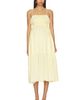 BUMPSUIT BUMPSUIT Shirred Midi Poplin Dress - 2