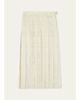 Burberry Annalie Jacquard-Check Silk Midi Skirt - 1