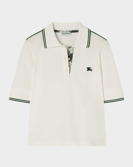 Burberry Billie Short-Sleeve Pique Polo Shirt