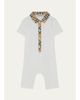 Burberry Boy's Jaxon Check-Trim Playsuit - 1