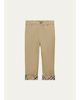 Burberry Boy's Sheldon Check Turn-up Cotton Trousers - 1