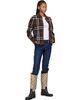 Burberry Burberry Beige & Black Check Cavalier Outdoor Boots - 5