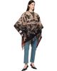 Burberry Burberry Beige & Black Gallant Knight Wool Cape - 4