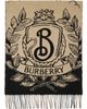 Burberry Burberry Beige & Black Wide Reversible Stormy Knight Scarf - 1