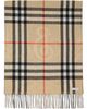 Burberry Burberry Beige & Black Wide Reversible Stormy Knight Scarf - 2