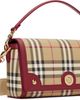 Burberry Burberry Beige & Red Top Handle Note Bag - 2