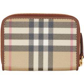Burberry Burberry Beige Check Coin Pouch