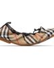 Burberry Burberry Beige Check Fawn Ballerina Flats - 1