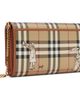 Burberry Burberry Beige Check Mates Chain Strap Wallet Bag - 3