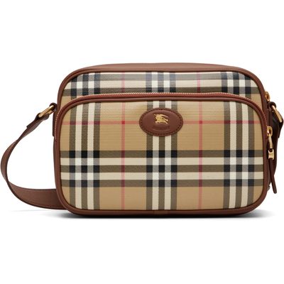 Burberry Burberry Beige Check Pocket Crossbody Bag