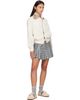 Burberry Burberry Beige Check Shearling Urchin Clog Loafers - 5