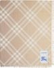 Burberry Burberry Beige Gradient Check Wool Silk Scarf - 1