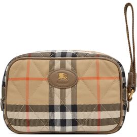 Burberry Burberry Beige Horseshoe Pouch