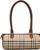 Burberry Burberry Beige Mini Check Barrel Bag - 1