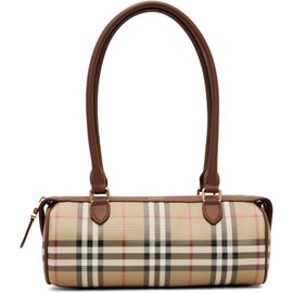 Burberry Burberry Beige Mini Check Barrel Bag