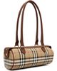Burberry Burberry Beige Mini Check Barrel Bag - 3