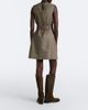 Burberry Burberry Belted checked wool and linen-blend minidress - 5