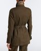 Burberry Burberry Belted cotton-blend jacket - 6