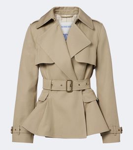 Burberry Burberry Belted cotton jacket