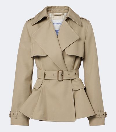 Burberry Burberry Belted cotton jacket