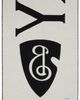 Burberry Burberry Black & Off-White Logo Wool Scarf - 2