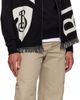 Burberry Burberry Black & Off-White Logo Wool Scarf - 3