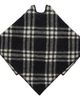 Burberry Burberry Black & White Check Wool Capelet Scarf - 2