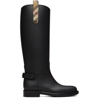 Burberry Burberry Black Cavalier Outdoor Boots