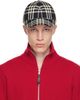 Burberry Burberry Black Check Cotton Baseball Cap - 1